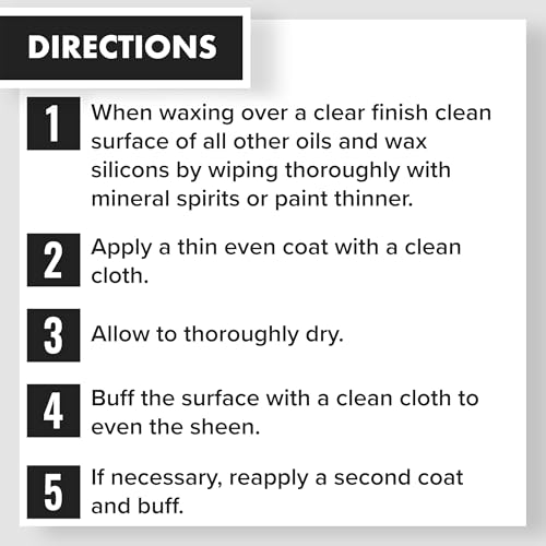 RMP Finishes Paste Wax for Wood Finishing, Use over Milk Paint, Furniture, Kitchen Cabinets, and Tabletops, Brown, 2 oz. - color: Brown, size: 2 Ounce (Pack of 1)