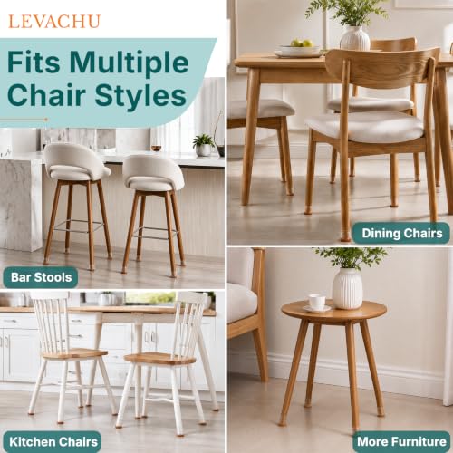24 Pack Chair Leg Floor Protectors, Chair Leg Caps Round S - size: Round S