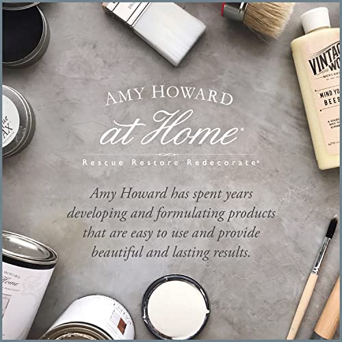 AMY HOWARD AT HOME One Hour Miracle Paint - Water-Based Enamel Paint - Scrubbable Eggshell Finish Furniture Paint - All in One Paint - No Stripping, Sanding, or Priming - 32 OZ - Java - color: Java