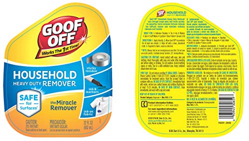 Goof Off FG659 Heavy Duty Remover, Trigger Spray, 22-Ounce
