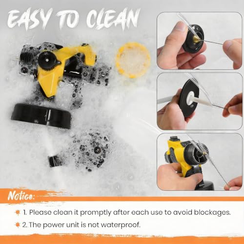 Paint Sprayer, 650W Cordless with 2 X 4.0mAh 21V Battery, 1000ml Tank, Copper Motor 6 Nozzles & 3 Spray Modes, Easy to Clean, Paint Sprayers Gun for House Painting Fence Cabinets Wall & DIY