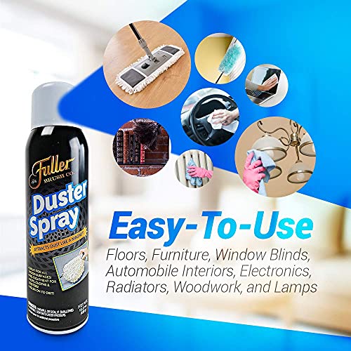 Fuller Brush Duster Spray – 15.5 oz Multi Surface Dust Removing Sprayer - Safe Household Cleaning for Floors, Furniture, Blinds & Car Interiors (Pack of 2) - size: 2 Pack