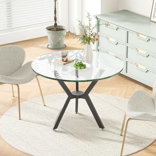 Metal Table Legs 28 Inch, Heavy Duty Dining Table Base - color: Metallic Black