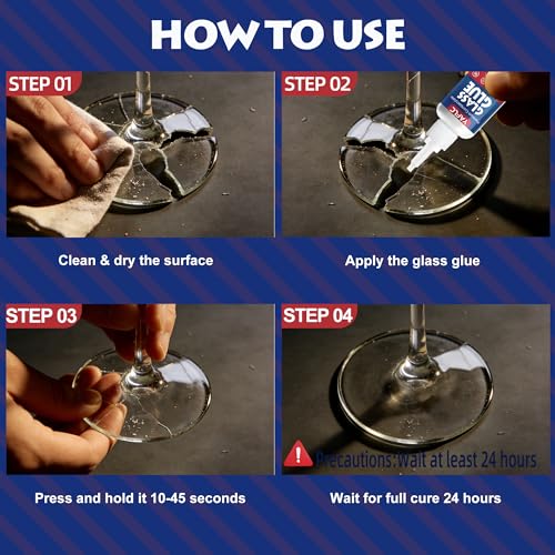 Glass Glue Liquid, Super Glue for Glass Repair 40g - style: Glass Glue