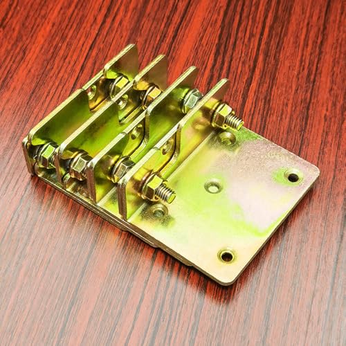 Bed Rail Brackets Bed Frame Hardware Gold - color: Gold, size: Small