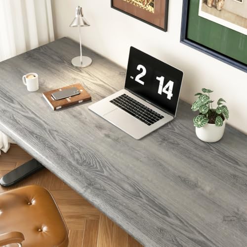 Livelynine Gray Wood Grain Contact Paper Peel Stick Wood Wallpaper Cabinets - color: Gray Oak, size: 15.8" x 78.8"