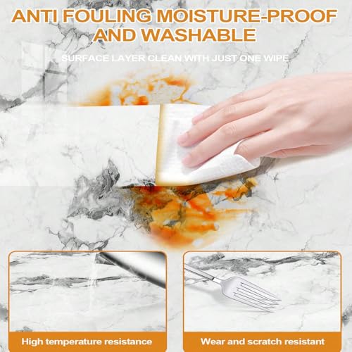 Chejiaye 10pcs Marble Peel and Stick Backsplash Waterproof Washroom Wall Panels, Peel and Stick Tile, PVC Foam Wall Panels for Kitchen,Bathroom,Living Room,Black Gold(Not Real Tile,11.8" x 11.8") - color: Black Gold, size: 11.8" x 11.8" x 10Pack