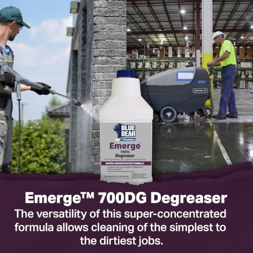 Blue Bear 700DG Emerge Degreaser Concentrate, Removes Dirt Oil & Grease 1Qt - size: 32 Fl Oz (Pack of 1)