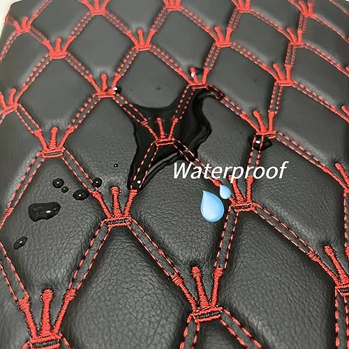 Quilted Foam Vinyl Fabric King Crown Classic Pattern with 0.23" Sponge Backing, 59" W × 39" L Faux Leather Fabric for Car Headliner, Furniture Upholstery,Diamond 2" x 3" (King Crown) - color: King Crown