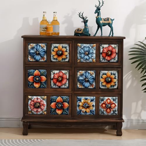VICCI Peel and Stick Backsplash Decals, 12 Pack, 5.9x5.9 Inch - color: Art-03, size: 5.9x5.9IN*12pcs