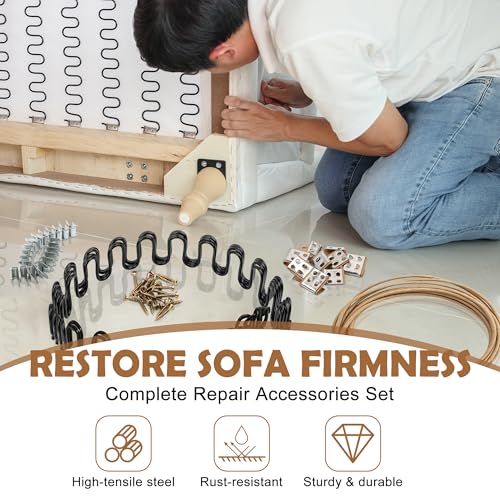 Couch Spring Repair Kit to Fix Sofa Support for Sagging Cushion