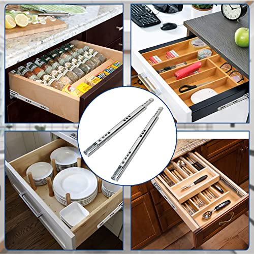 13.5 Inch Drawer Slides, 0.7" Wide, Pack of 12 - color: Style 1, size: 13.5" - 12PCS