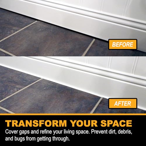 InstaTrim Flexible, Self-Adhesive Caulk Strip Sealant, 1/2" x 10', Black - color: Black, size: 1/2 in x 10 ft