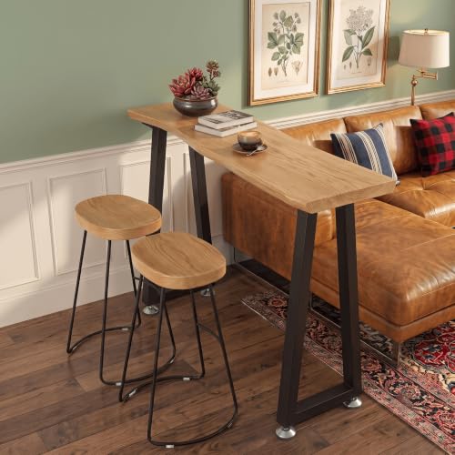 36Inch Metal Bar Table Legs, Heavy Duty Black Desk Legs, Set of 2 - color: Trapezoid, size: 36 IN