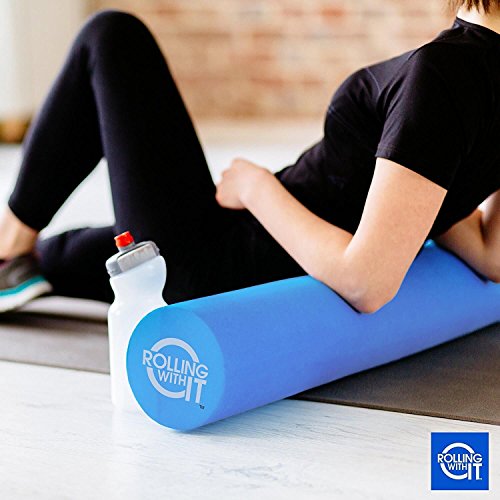 Rolling With It High Density Foam Roller for Physical Therapy - size: 13 x 6 Inch