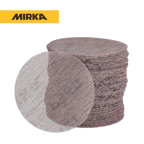 Mirka Abranet 3 Inch 80 Grit Mesh Sanding Discs, Hook and Loop, 50 Pack - size: Grit 80