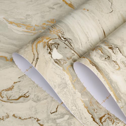 Neutral Marble Countertop Contact Paper for Countertops Mable Contact Paper - size: 24" x 120"