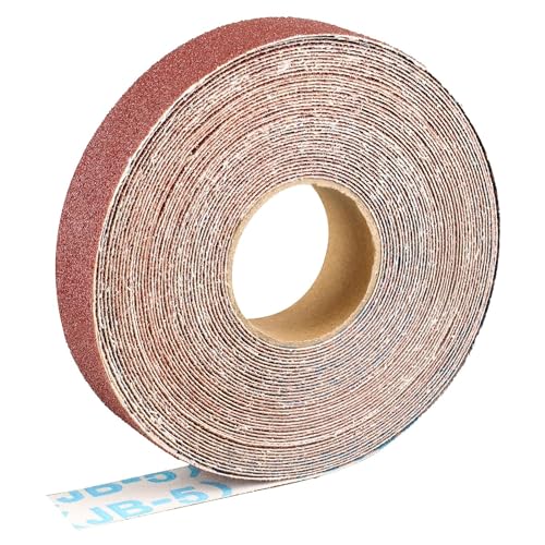 Emery Cloth Roll 80 Grit, 1 Inch x 33 Feet Heavy Duty Sandpaper - size: 10 meters, style: 80 Grit