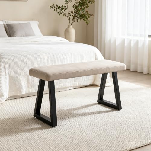 19 Inch Trapezoid Metal Table Legs Set of 2, Industrial Coffee & Bench Legs, Heavy Duty Iron DIY Furniture Feet for Desk Table Projects, Black - color: Trapezoid, size: 19 IN