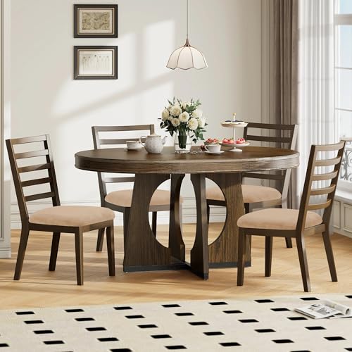 Smiry Velvet Seat Covers for Dining Room Chair Set of 8 - color: Beige, size: Set of 8