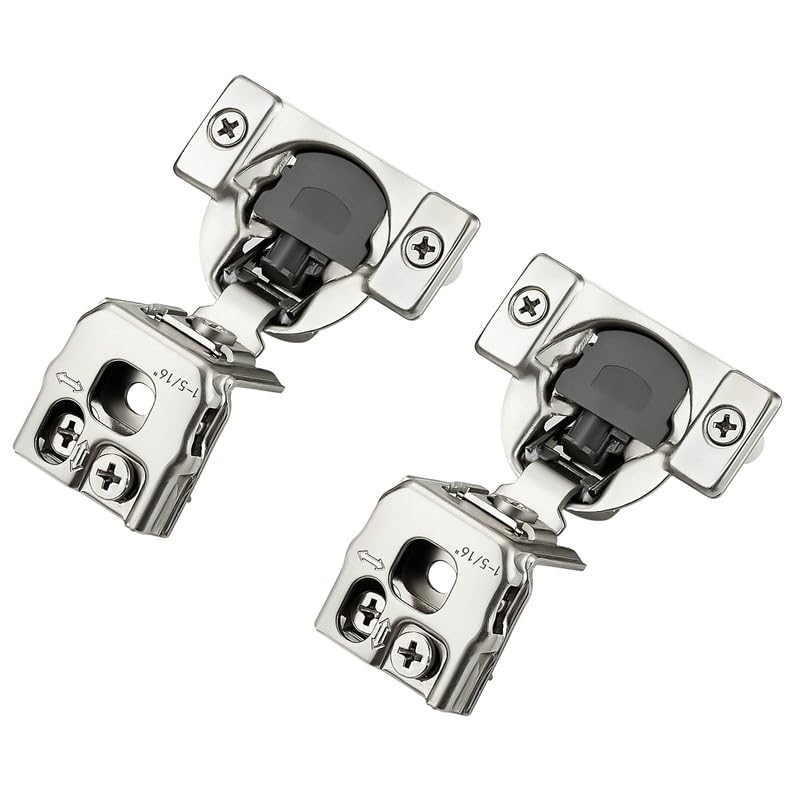 Soft Close Hinges for Kitchen Cabinet Hinges, 1-5/16 Inch Overlay, 2 Pack - size: 1-5/16 inch Overlay