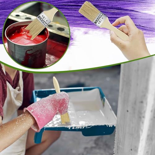 48 Pack 1.5 Inch Paint Brushes, All-Purpose Chip Brush Set - size: 1.5 inch