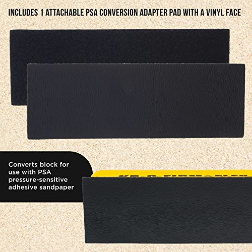 Dura-Gold Pro Series 9" K-Block Sander Firm & Flex Hand Sanding Block Pad - size: 9-inch