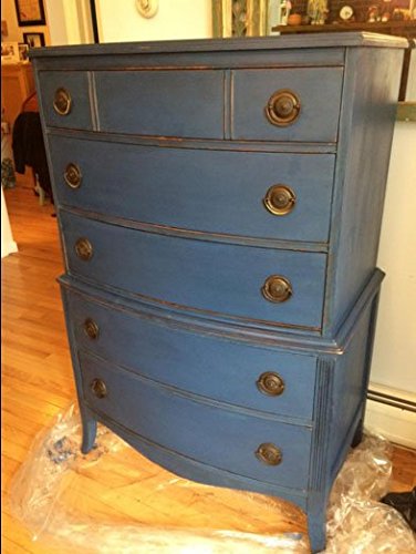 Retique It Chalk Furniture Paint by Renaissance DIY, Wax Kit, 44 Ultramarine - color: 44 Ultramarine