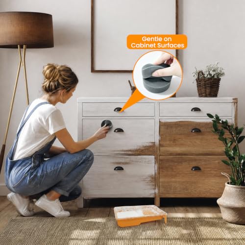 Mister Rui Paint Roller Kit with Sponge Applicators for All-in-One Paint