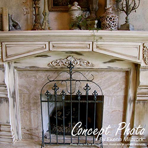 Ekena Millwork ROS06X06GLAL Galveston Star Rosette, 6 1/2"W x 6 1/2"H x 1"P, Alder - color: Alder, size: 6 1/2"W x 6 1/2"H x 1"P