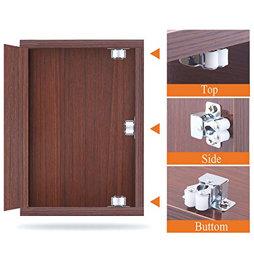 Luomorgo Double Roller Catch Cabinet Latches, Gold, 24 Pack - color: Gold, size: 24 Pieces