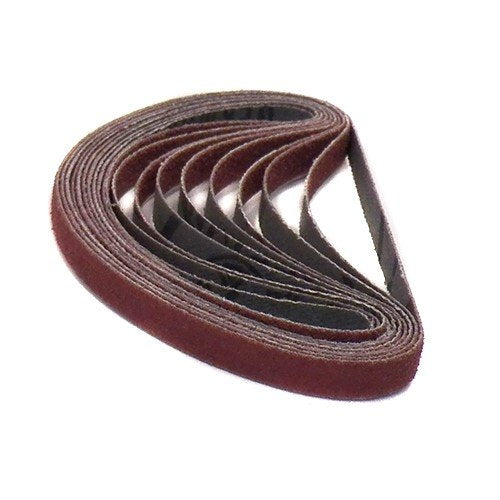 Lumberton Sanding Detailer Replacement Belts, 120 Grit, 10-Pack