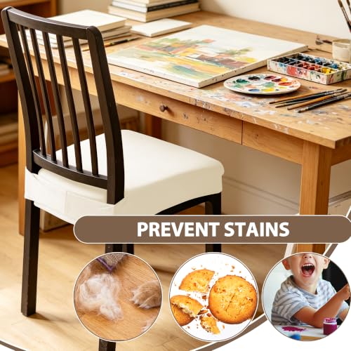 FUANGUI Dining Chair Covers Set of 2, Kitchen Chair Seat Covers - color: 07