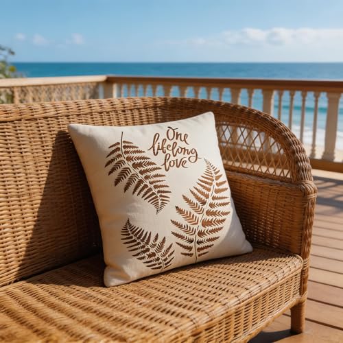 TIAMECH A4 Reusable Fern Plants Leaves Stencil for Painting - style: Fern Leaves