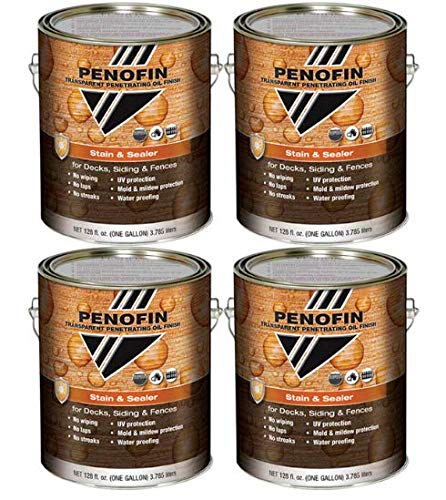 PenofinTransparent Penetrating Oil Finish Stain & Sealer 4 Gallon Mission Brown