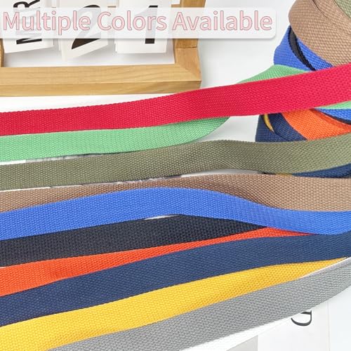 White Cotton Webbing 1in x 10Yards - color: White