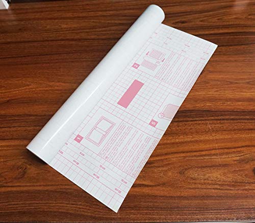 CiCiwind 17.7" x 26.25' Clear Glossy Self Adhesive Film Covering Removable Protective Film Contact Paper Shelf Drawer Liner Transfer Tape Roll - size: 17.7"W x 315"L