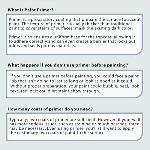 NADAMOO All Surface Primer Spray, Matte Gray One-Part Epoxy Primer, 4 Can - color: Gray, style: Pack of 4