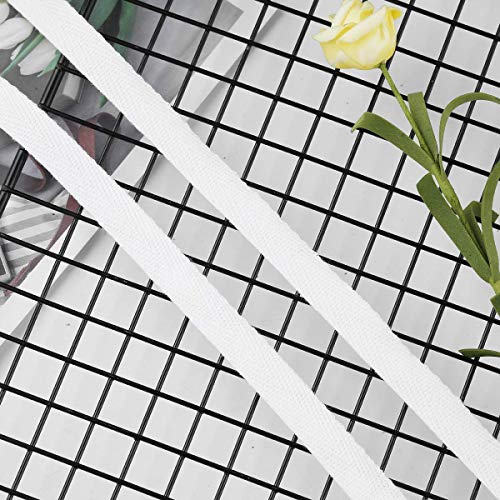 Abbaoww 50 Yards Cotton Twill Tape Ribbon 3/4 Inch for Sewing, White - color: White, size: 3/4 Inch