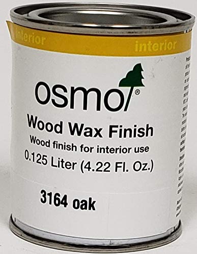 Osmo Wood Wax Finish Transparent, 3164 Oak - .125 Liter - color: Oak, size: .125 Liter