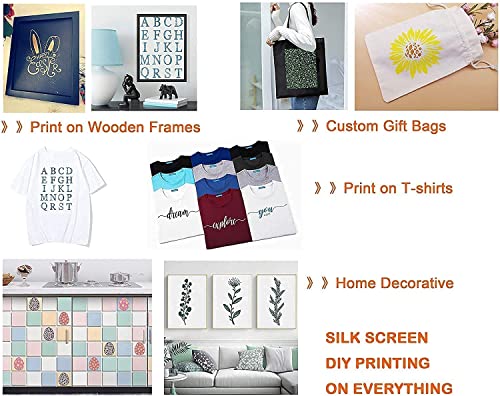 Alinacutle Welcome Reusable Silk Screen Stencils, Self-Adhesive Silkscreen Printing Stencil for Home Decor,Paint on Wood/Fabric/Wall/Cup/Plate/Glass/Paper 8.5" x 11"