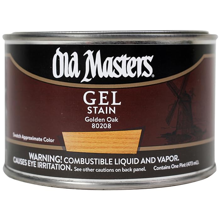 2-Pack of 1 pt Old Masters 80208 Golden Oak Gel Stain Oil-Based Stain