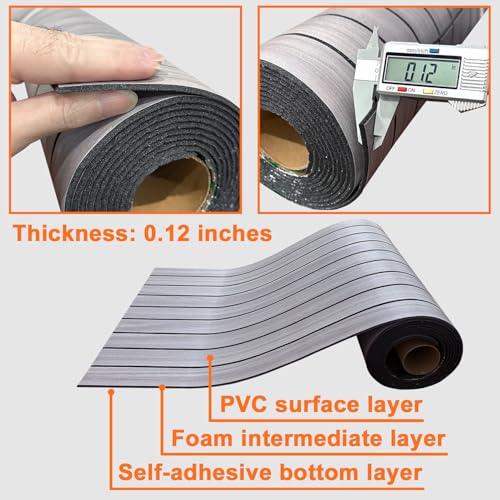 YLL YLL PVC Slat Wall Panel Peel and Stick 118"x 15.7" Faux Grey Wood Grain Slat Panel Self-Adhesive Wallpaper Soundproof 3D Wall Panels - color: Gray, size: 15.7" x 118"