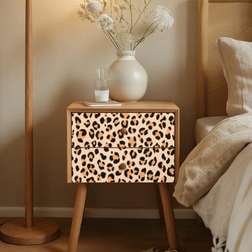 3 Sheet Leopard Rub on Transfers for Crafts and Furniture 6x12 - style: Leopard Print