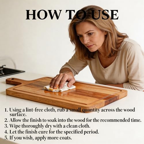 Original Wood Finish 500ml,Food Safe Sealer for Cutting Boards & Butcher Blocks