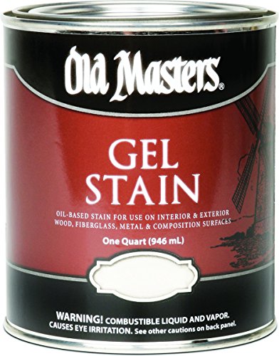 Old Masters 182304 81704 Oil Based Gel Stain, 1 Pint, Pecan - color: Pecan, size: 1 Pint