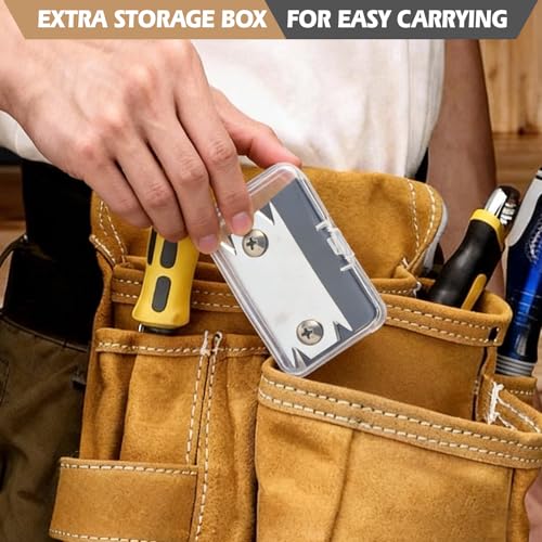 Mini Edge Banding Trimmer for Woodworking – Upgraded Stainless Steel Edge Banding Cutter Tool for Veneer, PVC, ABS, Melamine & Wood – Durable Planer for Deburing, Chamfering, Trimming