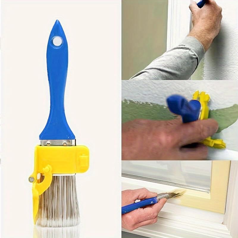 Angled Paint Brush for Cutting in, Detail Trim and Edging Brush for Latex & Acrylic Paint, Professional Small Painting Brush for Corners, Walls, and Cabinets