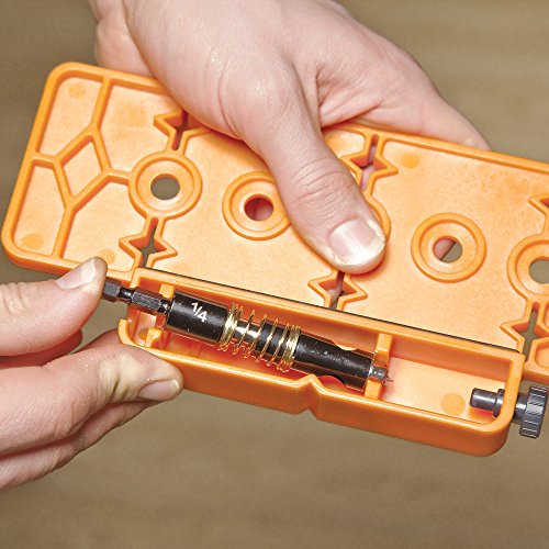 Bench Dog Shelf Pin Jig - Compact, Portable & Sturdy Straight Pins Jigs - Cabinet Shelf Pin Hole Jig for Getting Level & Wobble-Free Shelves - Woodworking Jigs for Pre-Built or Site-Built Cabinets