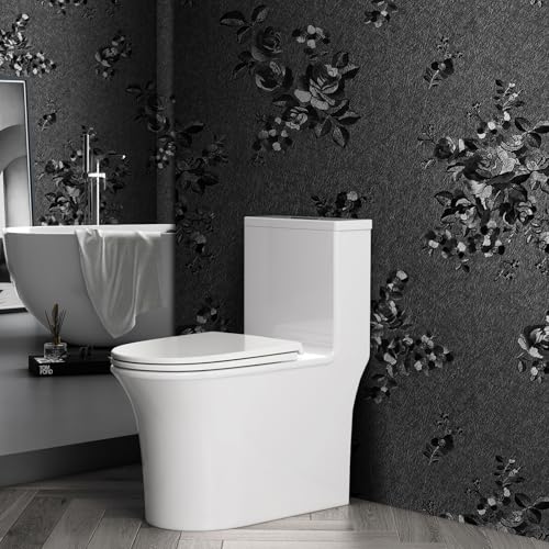 Black Floral Peel and Stick Wallpaper Modern Textured 17.3 x 196.9in - color: Black, size: 17.3" x 196.9"